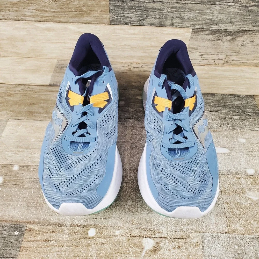 Saucony Guide 15 Womens Shoe Sz 10 Running Sky Blue Mesh Lace Up Low Top Sneaker